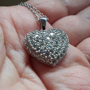 Swarovski Heart Pendant 925 Sterling Silver